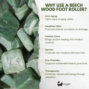 Eco Bath London Jade Face Roller - Ridged End