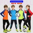 thumbnail image 2 of Chaqueta deportiva de manga larga para otoño/invierno de fútbol para adultos y niños, pantalones de entrenamiento con logotipo personalizable, 2 of 5