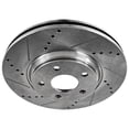 thumbnail image 6 of New Vented Brake Disc Compatible With Pontiac Scion Toyota Corolla Le Eco Plus 4 Cyl 1.8L Corolla LE 4 Cyl 1.8L 2008-2019 By 31505 44622 145818 0833353 850071 900570 60076081, 6 of 8