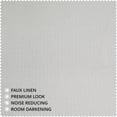 thumbnail image 6 of HPD Half Price Drapes Oyster Mist Faux Linen Grommet Room Darkening Curtain (1 Panel), Oyster, 50W X 108L, 6 of 10