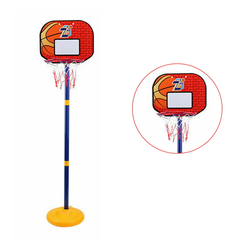 Adjustable Height Free Standing Basketball Hoop Net Backboard Stand Set 108cm 