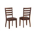thumbnail image 5 of Vilo Home Glendale 6-Pack Wood and Polyurethane Dining Set in Rich Brown, 5 of 8