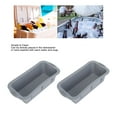 thumbnail image 4 of Molde Grande Para Bloques De Hielo, Versátil, Bandeja Para Bloques De Hielo De Limpieza Simple De Silicona De 2 Piezas, Reutilizable Para Refrigerador, 4 of 7
