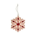 thumbnail image 2 of Fiudx Ensemble d'Ornements de Noël en Bois 12 Pcs / Décorations Suspendues Rouges / Pendentifs d'Arbres Flocon de Neige / Texture Bois Naturel / Décor Festif Saisonnier pour Étiquettes Cadeaux Arbre Maison, 2 of 7