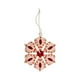 thumbnail image 2 of Adornos navideños de copos de nieve para el árbol | Decoraciones navideñas con diamantes de imitación | Colgante de copo de nieve de metal de aleación para decoración navideña de interiores, 2 of 7