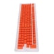 thumbnail image 4 of Teclas de teclado 114 teclas PBT OEM Altura dos colores inyección Transmisión de luz teclado mecánico Mini Naranja rojo Bling Bling, 4 of 12
