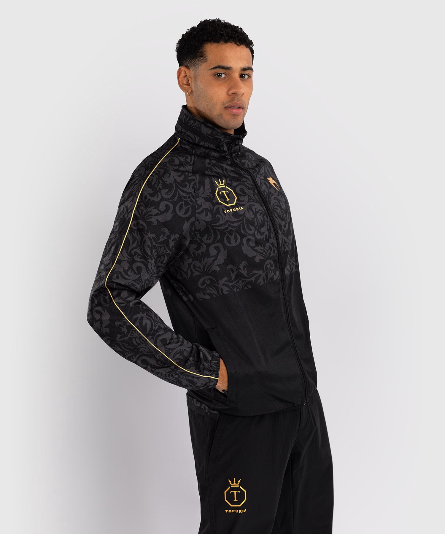 Venum x Ilia Topuria Unmatched Track Jacket - Black/Gold - X-Large