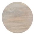 thumbnail image 6 of Kate and Laurel Dahl Coastal Wooden Round Drink Table, 8 x 23, Whitewash, Boho Circle Wood Accent Pedestal Table for Living Room Plant Stand or Small Bedroom Nightstand, 6 of 8