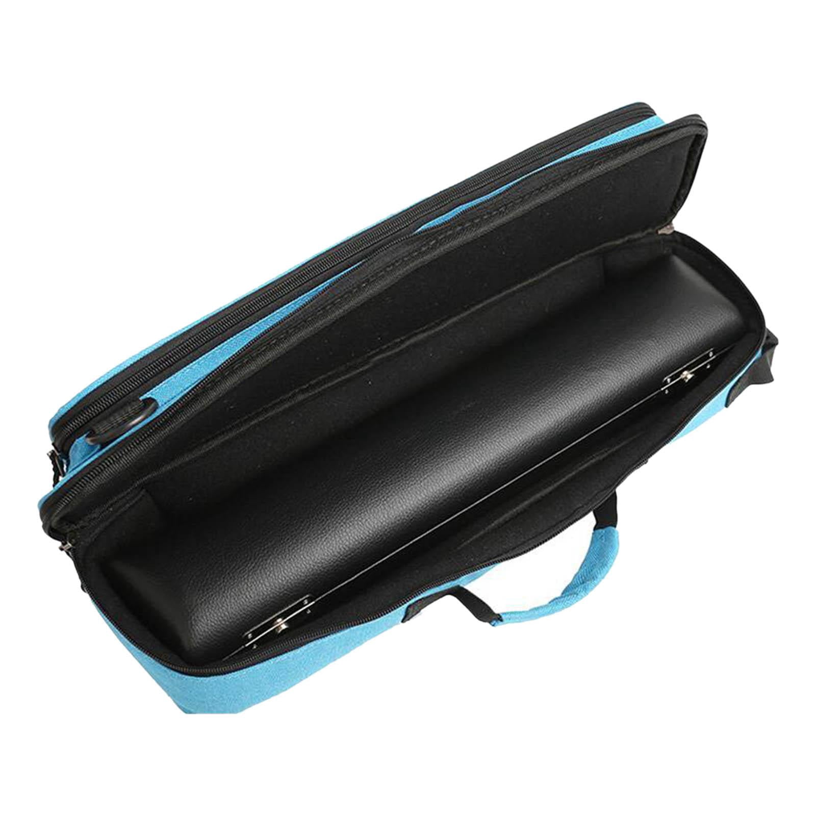 LeeQinersw Flute Bag Backpack Durable Flute Accessories Soft Instrument Bag Flute Bag Flute Blue