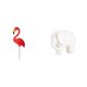 thumbnail image 1 of Estatua de estaca de jardín,Adorno de flamenco para jardín,patio,porche,Estatua de flamenco,estatuilla,escultura,exterior,playa,Figura de elefante,Estatua de elefante,figura decorativa de, 1 of 8