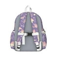 thumbnail image 3 of Cute Dinosaur Pattern Backpack for School,Cute School Bag,Schoolbag with Adjustable Shoulder Straps & Padded Back,13.4"x11"x4.7", 3 of 6