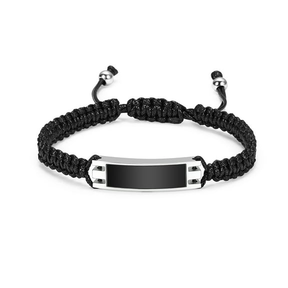 Braided Urn Bracelet for Ashes Cremation Jewelry Braided Adjustable Ashes Bracelets for Men Women