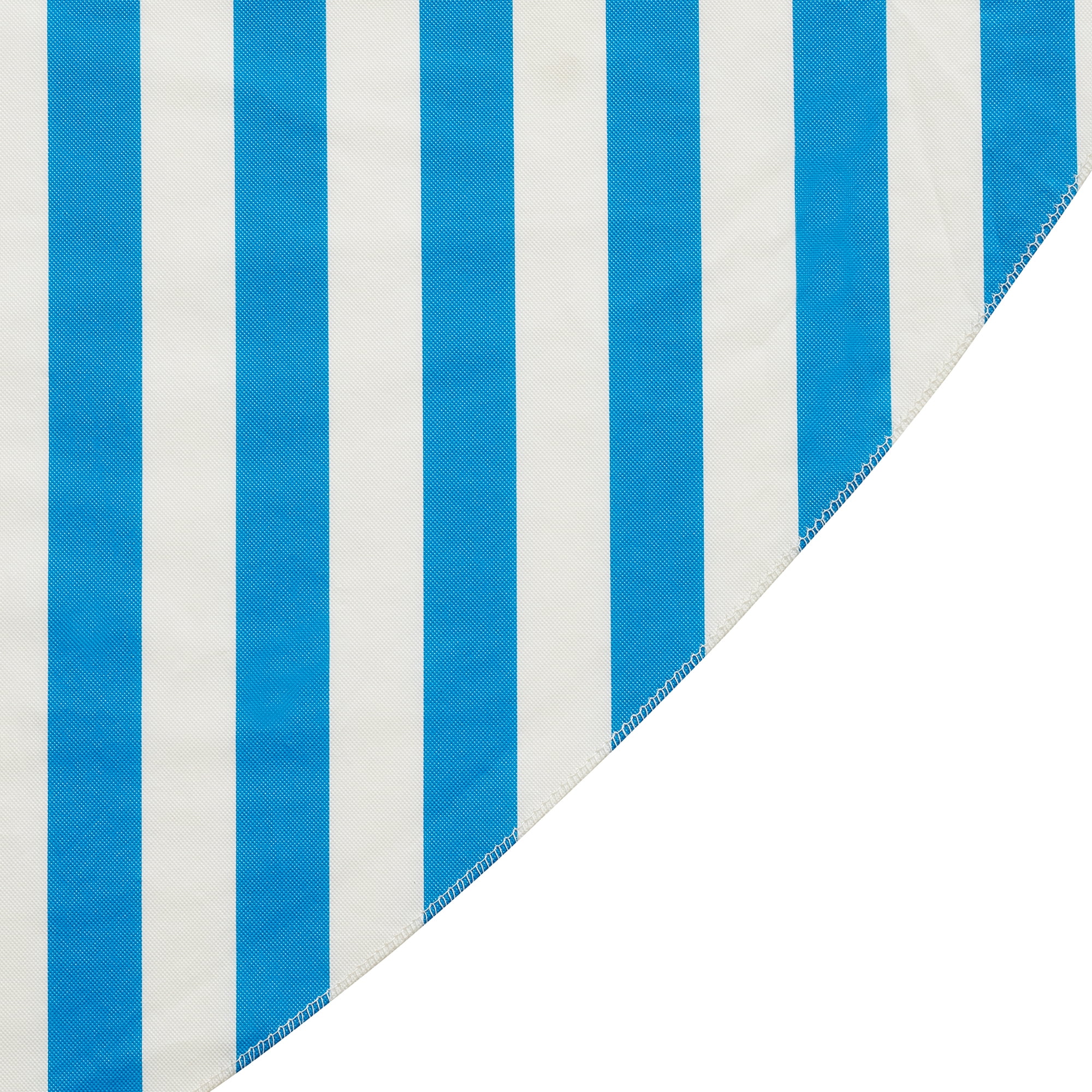 Mainstays Summer Fun Tablecloth, Indoor & Outdoor Table Decoration 70" Round - Blue Striped