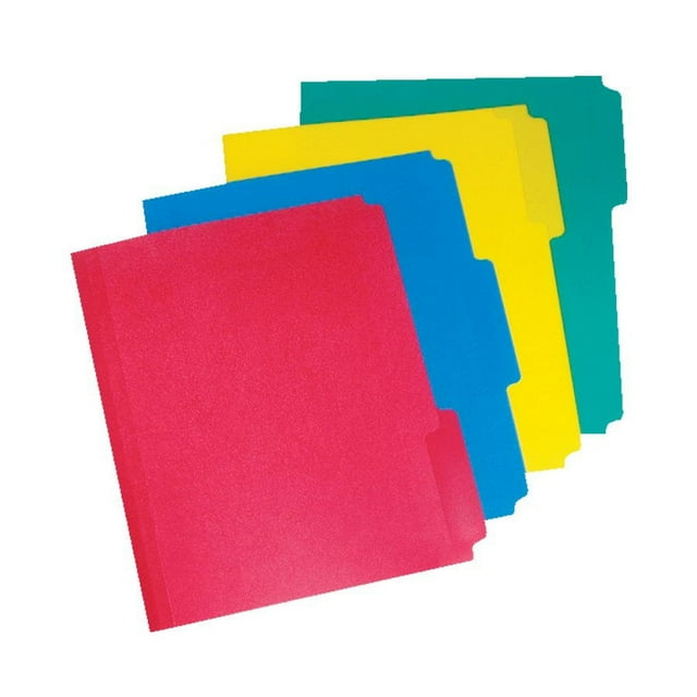 VLB 37200 File Folders Letter size Assorted colours (Pack of 12)