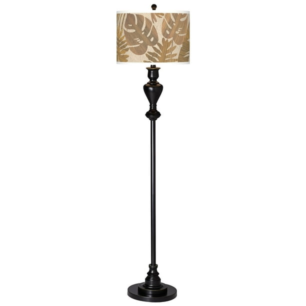 Giclee Glow Coastal Floor Lamp 58 Tall, 72 75 In Bronze Floor Lamp With White Alabaster Shades