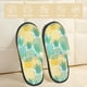 thumbnail image 2 of Fotbe Pineapples1 Pantuflas Peludas para Mujer con Estampado, Zapatillas de Peluche, Zapatos de Invierno para Casa, Uso Interior y Exterior-Medium, 2 of 8