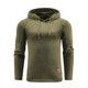 thumbnail image 1 of Suéter con capucha de manga larga para hombre, sencillo, informal, ajustado, de punto, para otoño e invierno, 1 of 6