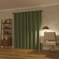 thumbnail image 2 of Sun Zero Oslo Extreme 100% Blackout Grommet Curtain Panel, 52"X84", Sage Green, 1-Piece Single Panel, 2 of 10