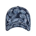 thumbnail image 2 of Kdxio Unisex Tropical Leaves Pattern Baseball Cap Unisex Washed Classic Adjustable Hat, 2 of 8