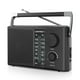 thumbnail image 1 of Radio AM FM portátil LEOTEC con mejor recepción negra, 1 of 7