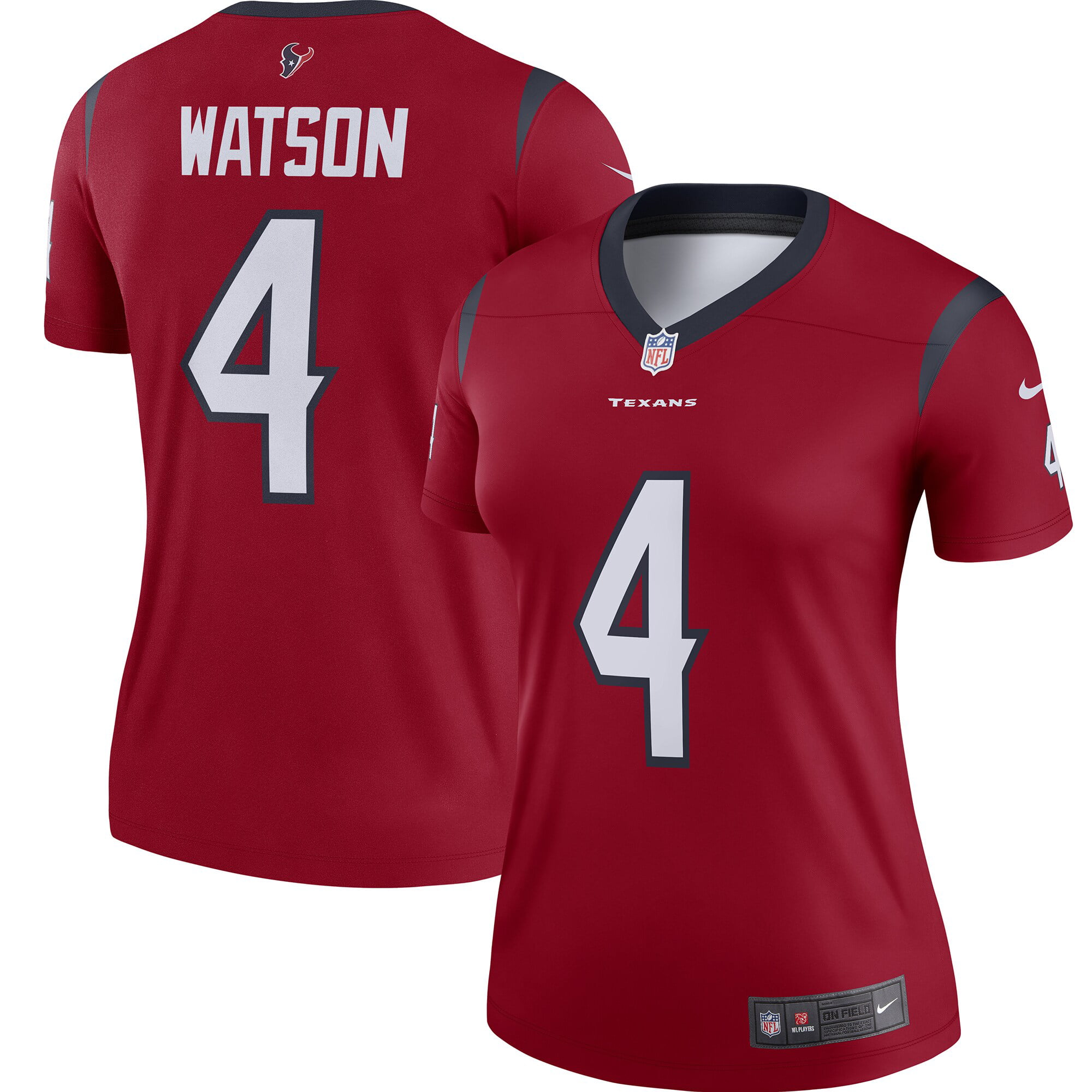Deshaun Watson Houston Texans Nike Women's Legend Player Jersey - Red - Walmart.com
