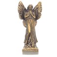 thumbnail image 1 of Estatua de ángel rezando: Figura navideña de ángel guardián - Escultura de latón de mesa, decoración religiosa para bautizo, boda, altar, amigos, familia, primera comunión, 1 of 8