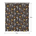 thumbnail image 5 of Dancing Skeletons Halloween Pattern Shower Curtain 72"x84" ,Bathroom Decorative Shower Curtains Set with 12 Hooks,Modern Waterproof Washable Shower Curtain, 5 of 6