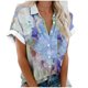thumbnail image 1 of Mujeres Pantalones Cortos Impresos Blusas de Manga Corta Y Top Regular, Vestido de Moda de Verano Casual para Mujeres, 1 of 5