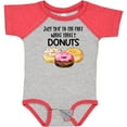 thumbnail image 3 of Inktastic Just Skip to the Part Where There's Donuts Boys or Girls Baby Bodysuit, 3 of 5