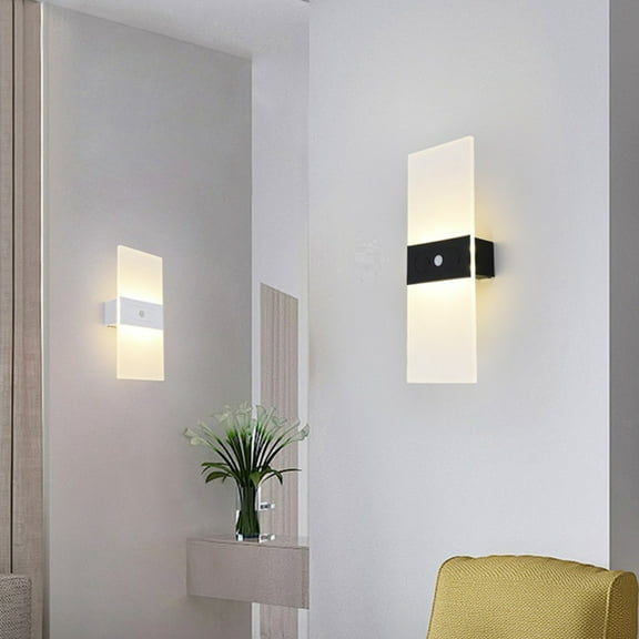 Rechargeable Wall Lamp Drill-Free Bedside Lamp Night Light A