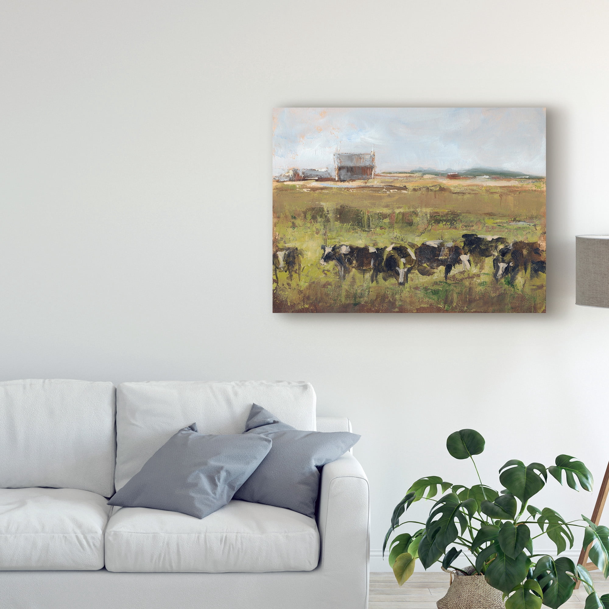Trademark Fine Art 'Out to Pasture I' Canvas Art by Ethan Harper