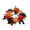 Multicolor317, variant on Assorted Fall Artificial Pumpkin Maple Leaf Candle Ring Wreath, 11 x 9 Inch Mini Candle Ring Tabletop Decoration for Halloween Thanksgiving Centerpiece