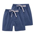 thumbnail image 1 of RXIRUCGD 2025 Summer Clothes for Kids 2PC Children's Summer Solid Casual Sports Shorts With Drawstring For Kids, 1 of 6