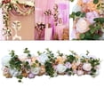 thumbnail image 4 of Fichiouy 3.28Ft Artificial Flowers Garland Hanging Silk Rose Vines Flowers Plants Wedding Event Background Decor, 4 of 10