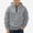 Gray, variant on DJDLJWCJ Boys Hoodies Fleece Lined Winter Warm Long Sleeve Pullover Hooded Sweatshirt Quarter Zipper Solid Color Sweatshirts Green Size 4T