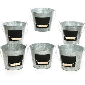 Mini Metal Buckets Set Of 12 Walmart Com