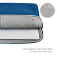 thumbnail image 5 of LLAYOO Laptop Sleeve Case Compatible with 13.3" Notebook Computer Chromebook 2021 2022 New 14" MacBook Pro M1 A2442 Cover Soft Bag with Front Pocket & Accessories Pouch(Navy Blue,Upgraded Version), 5 of 7