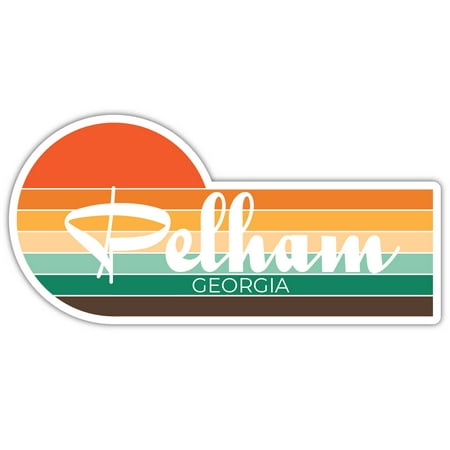 

Pelham Georgia 3370 x 2.25 Inch Fridge Magnet Retro Vintage Sunset City 70s Aesthetic Design