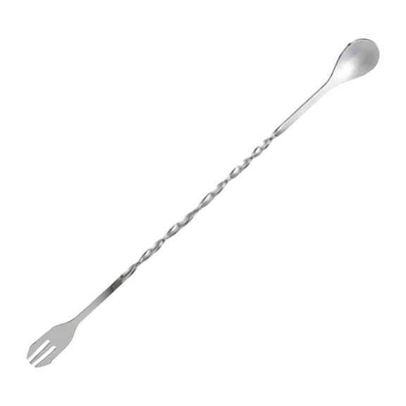 304 Stainless Steel Bartenders Spoon Double Head Design Smooth Front For Mixing Serving And Dessert Preparation
