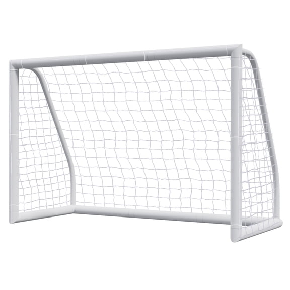 ZENSTYLE Portable Football Net 6 x 4 FT Soccer Goal for Backyard PVC Frame for Kids with Carrying Bag