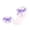 FE110_Purple, variant on Lumtrix Plaid Ruffle Cotton Ankle Sock Cute Lace Frilly Dress Crew Sock For Toddlers 0-10 Y Dark Green L