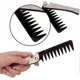thumbnail image 3 of Folding Comb For Men Stainless Steel Handle Folding Comb Portable Hair Comb Folding Comb For Hair Styling Design, 3 of 4