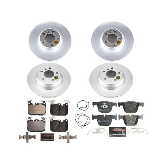 Front and Rear Brake Pad and Rotor Kit - Compatible with 2017 - 2020 BMW 440i 2018 2019