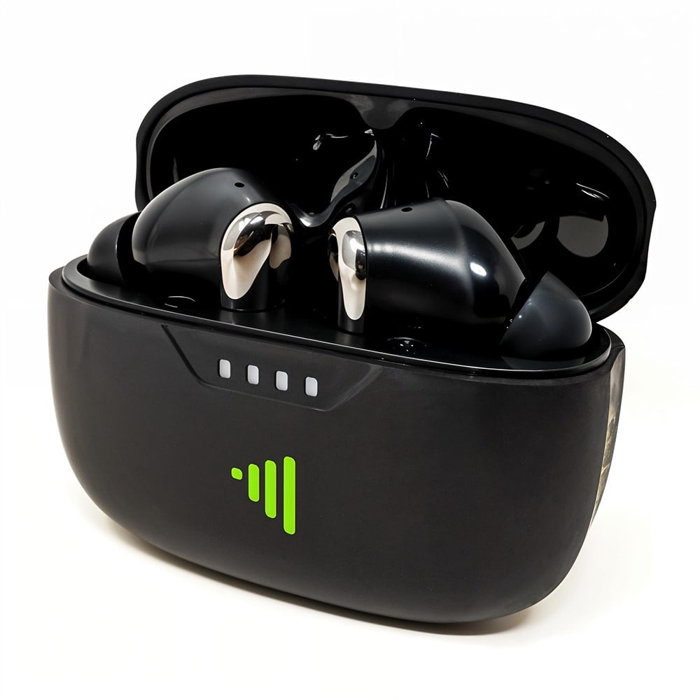 Audífonos earbuds HIGHLINK LINKBUDS inalámbricos con estuche de carga negros