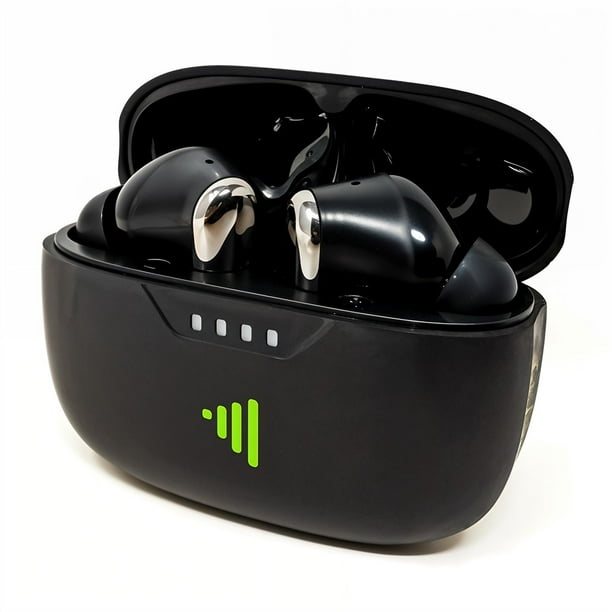Audífonos earbuds HIGHLINK LINKBUDS inalámbricos con estuche de carga negros