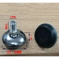 thumbnail image 5 of BE-TOOL 2/4Pcs Furniture Legs Cabinet Sofa Feet for Chair Table Iron Universal Adjusting Foot Silver, 5 of 5