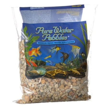 Pebble Grain Vinyl - Pure Water Pebbles Aquarium Gravel - Carolina 2 lbs (Grain Size 3.1-6.3 mm)