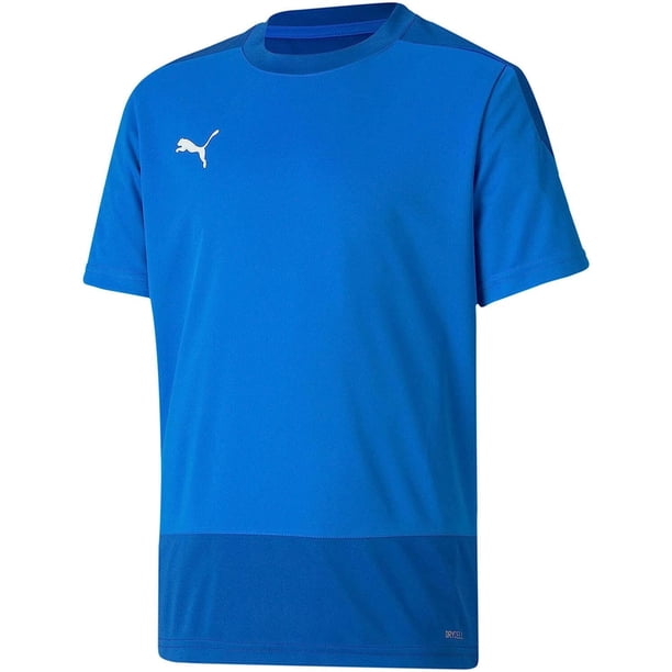 Puma Boys Goal 23 Jr Training Soccer Jersey blulemonade XL