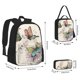 thumbnail image 2 of Balery Flying Butterflies-1 Mochila escolar 3 en 1 para niños: mochila resistente con lonchera térmica y estuche para lápices. Mochila escolar para niños y niñas., 2 of 7