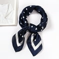 thumbnail image 2 of ZSQDM Mulberry Silk Scarfs Women Scarf Scarf 70x70cm Scarves Ribbon Kerchief Women Dot Polka Neck Scarf Neckerchief for Women, 2 of 4